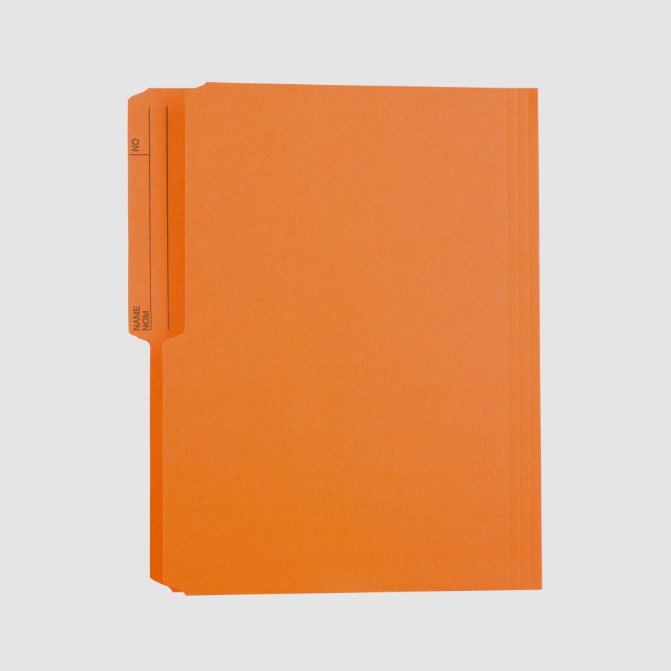 File folder orange